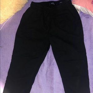 Hollister black joggers